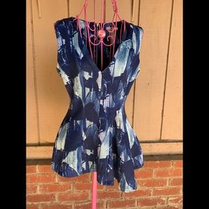 H & M asymmetrical blouse
